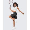 image:imageG4Free 1520 Tennis Skirts for Women Golf Skorts with Pockets High Waist Ruffle Athletic Skirt Inner Shorts20black