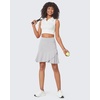 image:imageG4Free 1520 Tennis Skirts for Women Golf Skorts with Pockets High Waist Ruffle Athletic Skirt Inner Shorts20grey