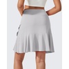 image:imageG4Free 1520 Tennis Skirts for Women Golf Skorts with Pockets High Waist Ruffle Athletic Skirt Inner Shorts20grey