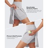 image:imageG4Free 1520 Tennis Skirts for Women Golf Skorts with Pockets High Waist Ruffle Athletic Skirt Inner Shorts20grey