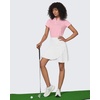 image:imageG4Free 1520 Tennis Skirts for Women Golf Skorts with Pockets High Waist Ruffle Athletic Skirt Inner Shorts20white