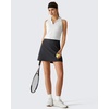 image:imageG4Free BareFeel 15 Golf Skirts for Women High Waisted A Line Casual Athletic Skorts Inner Shorts with PocketsBlack