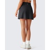 image:imageG4Free BareFeel 15 Golf Skirts for Women High Waisted A Line Casual Athletic Skorts Inner Shorts with PocketsBlack