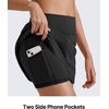 image:imageG4Free BareFeel 15 Golf Skirts for Women High Waisted A Line Casual Athletic Skorts Inner Shorts with PocketsBlack