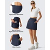 image:imageG4Free BareFeel 15 Golf Skirts for Women High Waisted A Line Casual Athletic Skorts Inner Shorts with PocketsDark Navy