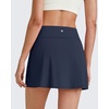 image:imageG4Free BareFeel 15 Golf Skirts for Women High Waisted A Line Casual Athletic Skorts Inner Shorts with PocketsDark Navy