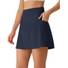 image:imageG4Free BareFeel 15 Golf Skirts for Women High Waisted A Line Casual Athletic Skorts Inner Shorts with PocketsDark Navy