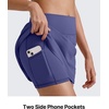image:imageG4Free BareFeel 15 Golf Skirts for Women High Waisted A Line Casual Athletic Skorts Inner Shorts with PocketsDusky Purple