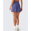 image:imageG4Free BareFeel 15 Golf Skirts for Women High Waisted A Line Casual Athletic Skorts Inner Shorts with PocketsDusky Purple