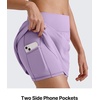image:imageG4Free BareFeel 15 Golf Skirts for Women High Waisted A Line Casual Athletic Skorts Inner Shorts with PocketsLight Purple
