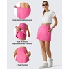 image:imageG4Free BareFeel 15 Golf Skirts for Women High Waisted A Line Casual Athletic Skorts Inner Shorts with PocketsRosy Pink