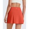 image:imageG4Free BareFeel 15 Golf Skirts for Women High Waisted A Line Casual Athletic Skorts Inner Shorts with PocketsRust Orange