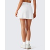 image:imageG4Free BareFeel 15 Golf Skirts for Women High Waisted A Line Casual Athletic Skorts Inner Shorts with PocketsWhite