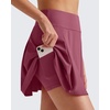 image:imageG4Free High Waisted Tennis Skirts for Women 15 Pleated Flowy Athletic Skorts Summer Casual Inner Shorts with 4 PocketsDark Burgundy