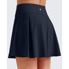 image:imageG4Free High Waisted Tennis Skirts for Women 15 Pleated Flowy Athletic Skorts Summer Casual Inner Shorts with 4 PocketsDark Navy