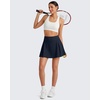 image:imageG4Free High Waisted Tennis Skirts for Women 15 Pleated Flowy Athletic Skorts Summer Casual Inner Shorts with 4 PocketsDark Navy