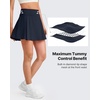 image:imageG4Free High Waisted Tennis Skirts for Women 15 Pleated Flowy Athletic Skorts Summer Casual Inner Shorts with 4 PocketsDark Navy
