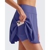 image:imageG4Free High Waisted Tennis Skirts for Women 15 Pleated Flowy Athletic Skorts Summer Casual Inner Shorts with 4 PocketsDusky Purple