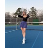 image:imageG4Free High Waisted Tennis Skirts for Women 15 Pleated Flowy Athletic Skorts Summer Casual Inner Shorts with 4 PocketsDusky Purple