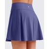image:imageG4Free High Waisted Tennis Skirts for Women 15 Pleated Flowy Athletic Skorts Summer Casual Inner Shorts with 4 PocketsDusky Purple