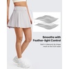 image:imageG4Free High Waisted Tennis Skirts for Women 15 Pleated Flowy Athletic Skorts Summer Casual Inner Shorts with 4 PocketsGrey
