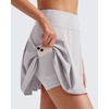 image:imageG4Free High Waisted Tennis Skirts for Women 15 Pleated Flowy Athletic Skorts Summer Casual Inner Shorts with 4 PocketsGrey