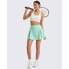 image:imageG4Free High Waisted Tennis Skirts for Women 15 Pleated Flowy Athletic Skorts Summer Casual Inner Shorts with 4 PocketsMint