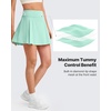 image:imageG4Free High Waisted Tennis Skirts for Women 15 Pleated Flowy Athletic Skorts Summer Casual Inner Shorts with 4 PocketsMint
