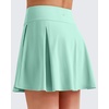 image:imageG4Free High Waisted Tennis Skirts for Women 15 Pleated Flowy Athletic Skorts Summer Casual Inner Shorts with 4 PocketsMint