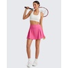 image:imageG4Free High Waisted Tennis Skirts for Women 15 Pleated Flowy Athletic Skorts Summer Casual Inner Shorts with 4 PocketsRose Pink
