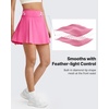 image:imageG4Free High Waisted Tennis Skirts for Women 15 Pleated Flowy Athletic Skorts Summer Casual Inner Shorts with 4 PocketsRose Pink