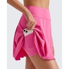 image:imageG4Free High Waisted Tennis Skirts for Women 15 Pleated Flowy Athletic Skorts Summer Casual Inner Shorts with 4 PocketsRose Pink