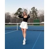 image:imageG4Free High Waisted Tennis Skirts for Women 15 Pleated Flowy Athletic Skorts Summer Casual Inner Shorts with 4 PocketsWhite