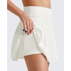 image:imageG4Free High Waisted Tennis Skirts for Women 15 Pleated Flowy Athletic Skorts Summer Casual Inner Shorts with 4 PocketsWhite