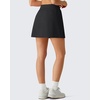 image:imageG4Free Lightweight Tennis Skirts for Women  15 Athletic Yoga Waist Skirt Casual Golf Skorts Inner Shorts with 2 PocketsBlack