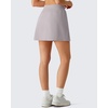 image:imageG4Free Lightweight Tennis Skirts for Women  15 Athletic Yoga Waist Skirt Casual Golf Skorts Inner Shorts with 2 PocketsChime Gray
