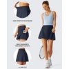 image:imageG4Free Lightweight Tennis Skirts for Women  15 Athletic Yoga Waist Skirt Casual Golf Skorts Inner Shorts with 2 PocketsDark Navy