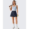 image:imageG4Free Lightweight Tennis Skirts for Women  15 Athletic Yoga Waist Skirt Casual Golf Skorts Inner Shorts with 2 PocketsDark Navy