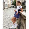 image:imageG4Free Lightweight Tennis Skirts for Women  15 Athletic Yoga Waist Skirt Casual Golf Skorts Inner Shorts with 2 PocketsDusky Purple