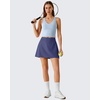image:imageG4Free Lightweight Tennis Skirts for Women  15 Athletic Yoga Waist Skirt Casual Golf Skorts Inner Shorts with 2 PocketsDusky Purple