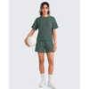 image:imageG4Free Waffle Knit Casual Shorts for Women 4  High Waisted Summer Soft Athletic Shorts with PocketsSage Green