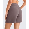 image:imageG4Free Waffle Knit Casual Shorts for Women 4  High Waisted Summer Soft Athletic Shorts with PocketsTaupe