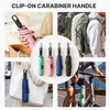 image:imageG4Free 433 Inch Travel Umbrella with Ring Carabiner Handle Automatic Open UV Protection Lightweight Compact Rain amp Sun Umbrella for Backpack Car CommutingTeal