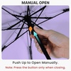 image:imageG4Free 46 Inch Mini Travel Umbrella with Retractable Handle Pocket Size Umbrellas for Sun Rain UV Protection UPF 50 Small Compact UmbrellaLight Purple