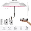 image:imageG4Free 46 Inch Mini Travel Umbrella with Retractable Handle Pocket Size Umbrellas for Sun Rain UV Protection UPF 50 Small Compact UmbrellaPink