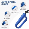 image:imageG4Free 46inch Ring Buckle Umbrella Inverted Design with Carabiner Handle Compact Travel Umbrella with Reflective Strip Automatic Windproof for RainBlue