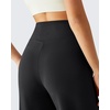 image:imageG4Free BareFeel 78 Length Wide Leg Yoga Pants for Women with Pockets High Stretch Waist Copped Pants CasualBlack