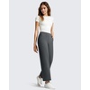 image:imageG4Free BareFeel 78 Length Wide Leg Yoga Pants for Women with Pockets High Stretch Waist Copped Pants CasualDark Gray