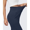 image:imageG4Free BareFeel 78 Length Wide Leg Yoga Pants for Women with Pockets High Stretch Waist Copped Pants CasualDark Navy