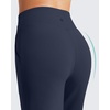 image:imageG4Free BareFeel 78 Length Wide Leg Yoga Pants for Women with Pockets High Stretch Waist Copped Pants CasualDark Navy